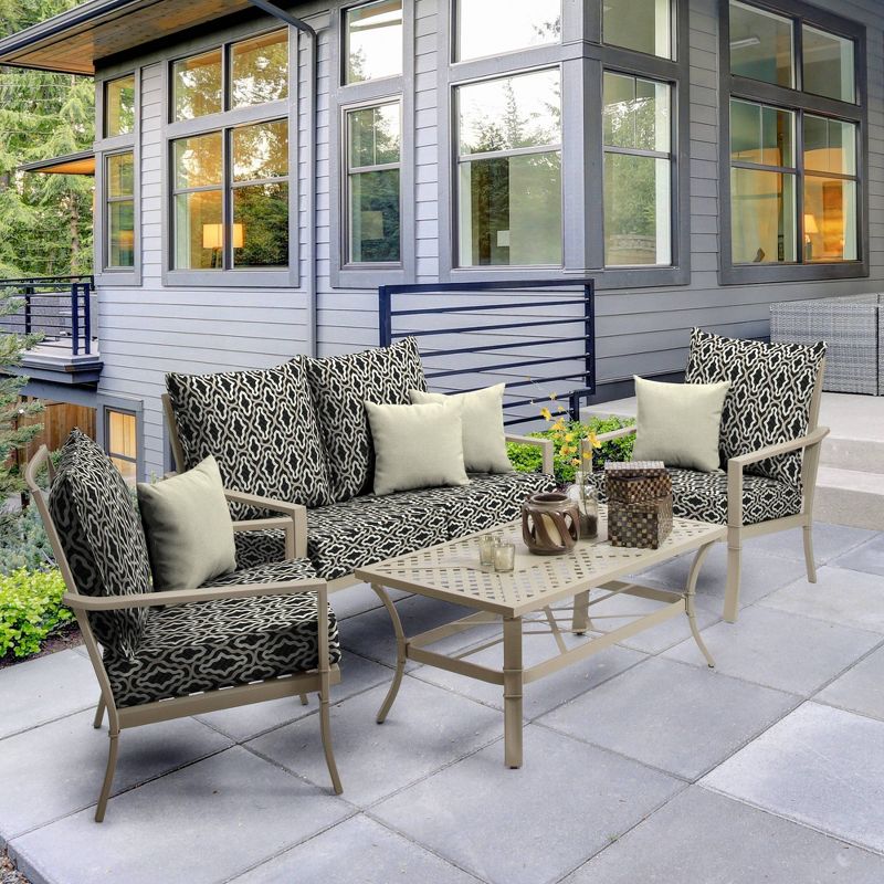 DriWeave Amalfi Trellis Deep Seat Outdoor Cushion Set - Arden