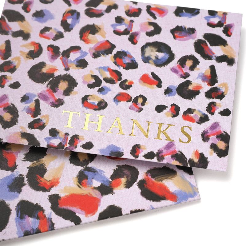 50ct Thank You Colorful Dots Blank Note Cards