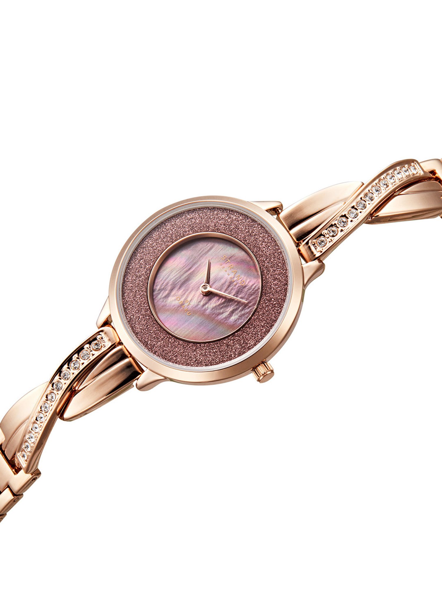 Strand By Obaku S730LXXNSV Timor Coffee Analog Watch for Women