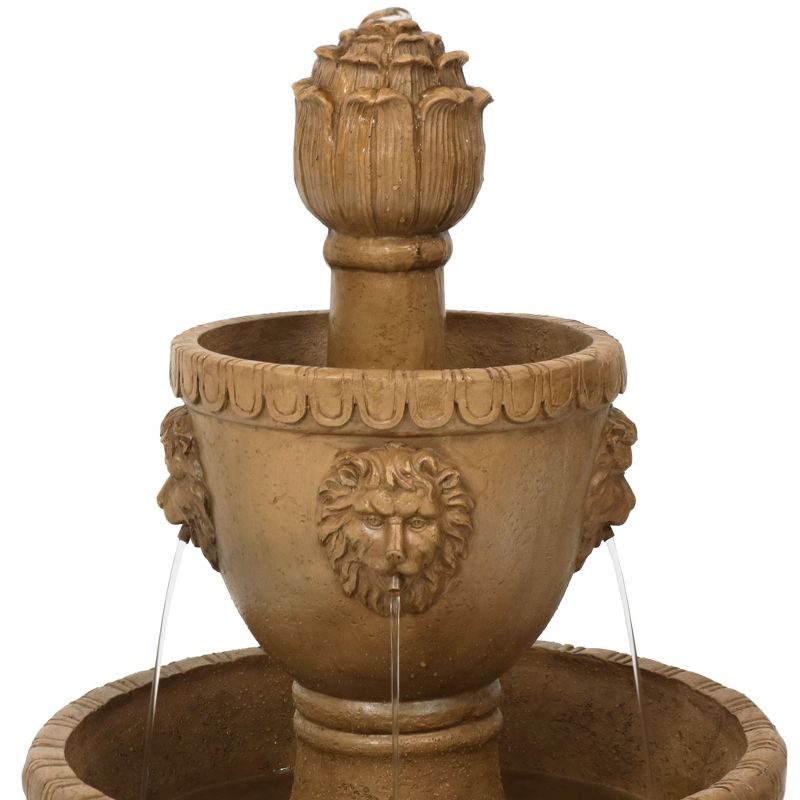 Ceramic Cascading Vines Garden Fountain - Acorn Hollow