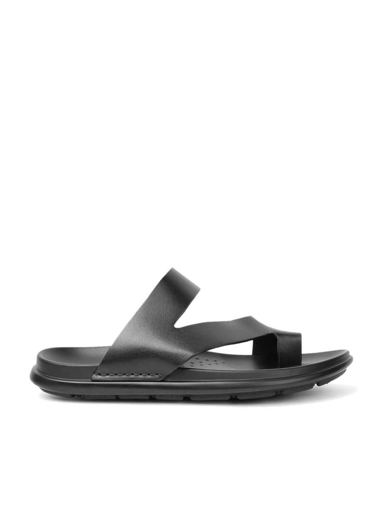 Gabicci Men's Bat Mobile G Black Toe Ring Sandals