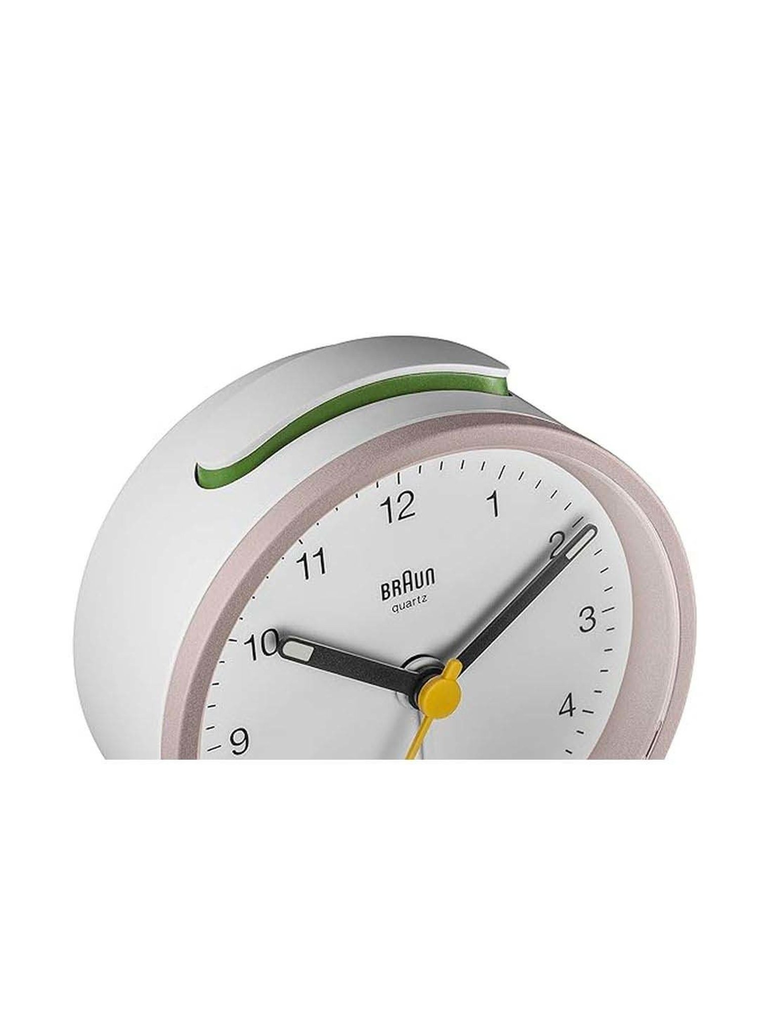 Braun White Classic Analog Alarm Clock