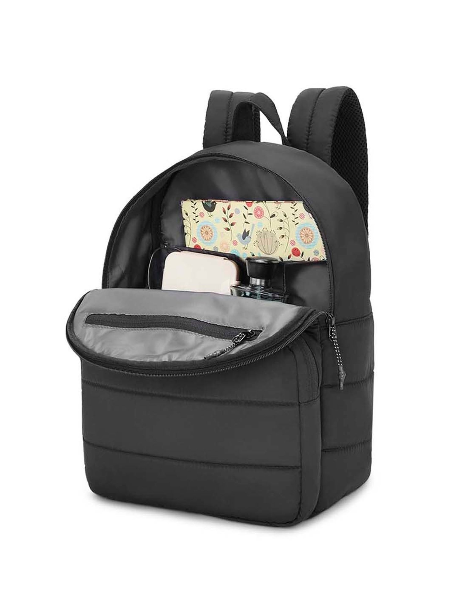 United Colors of Benetton Darell 12 Ltrs Black Medium Laptop Backpack