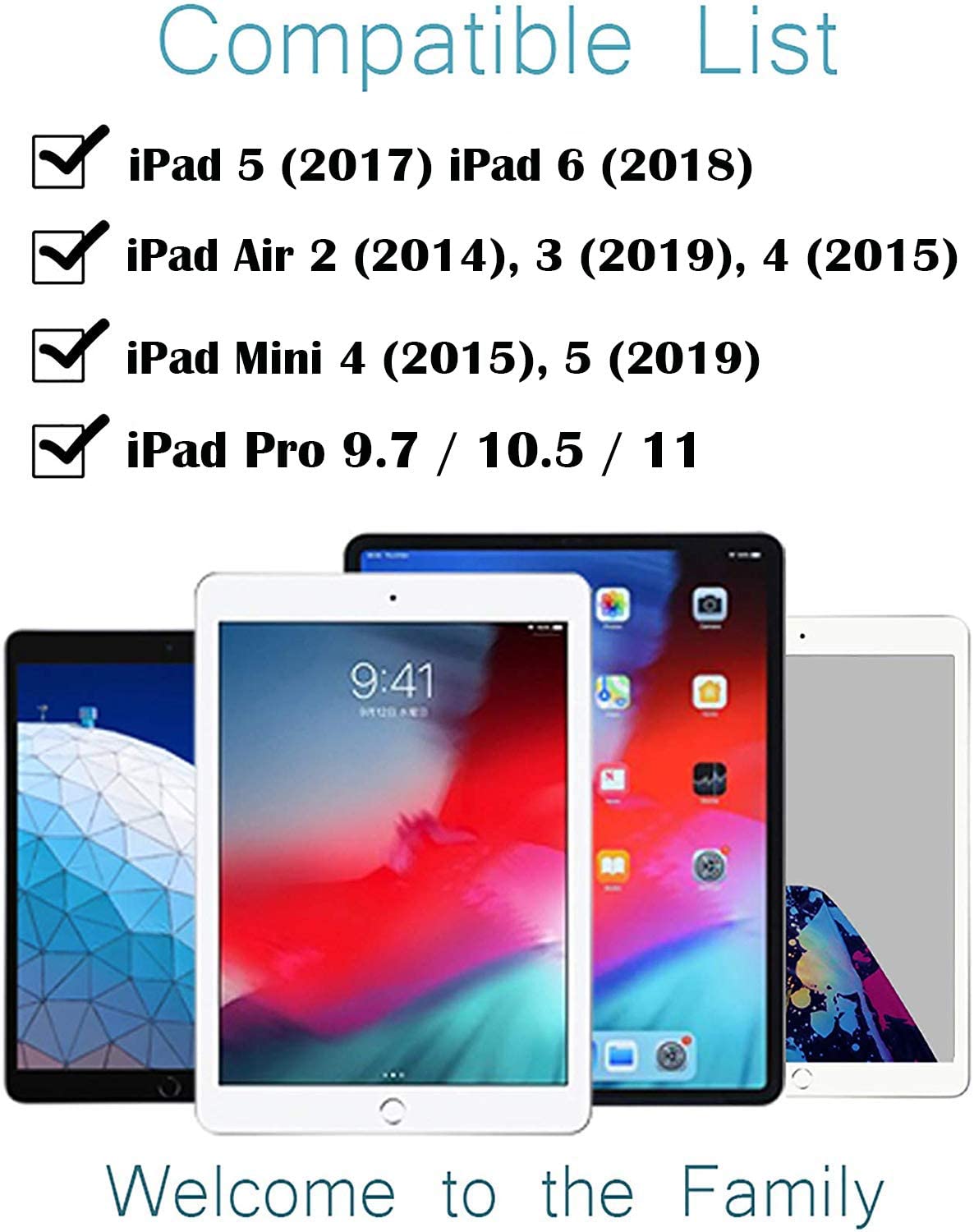 Active Stylus Pen for Apple Ipad, Digital Pencil iPad Series Rechargeable Pencil Touchscreen Precise Fine Tip for iPad 5 & 6, iPad Air 2 & 3, iPad Mini 4 & 5, iPad Pro 9.7/10.5/11 (Dark Gray)