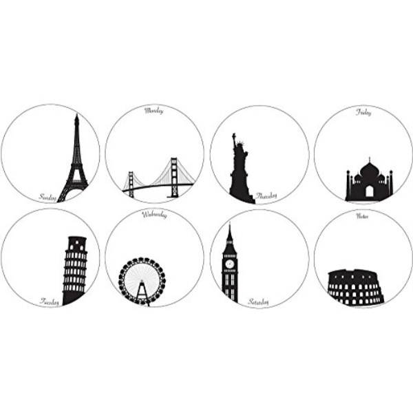 Holiday Dry Erase Weekly Dots