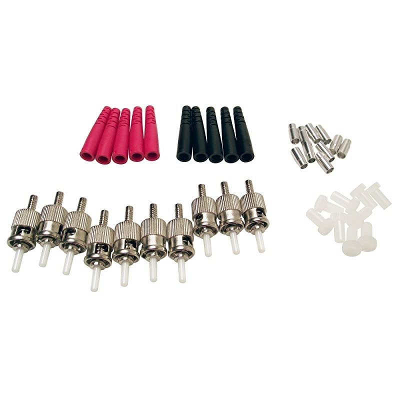 FCSTMM10B ST Fiber Optic Connectors Multimode 10 Pack
