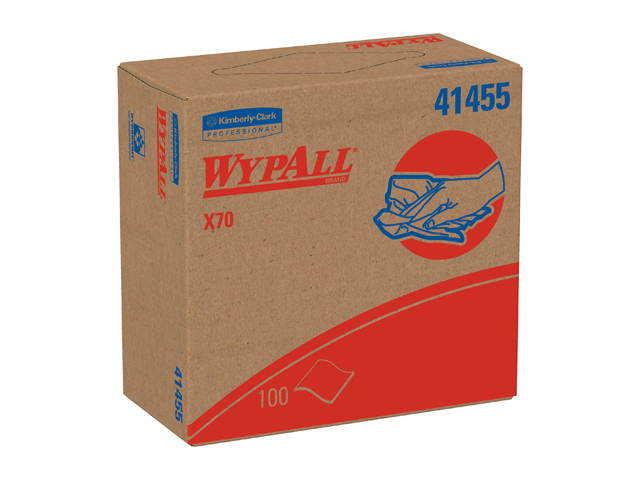 WypAll X70 Extended Use Reusable Cloths (41455), POP-UP Box, Long Lasting Performance, White (10 Packs / Case, 100 Sheets / Pack, 1,000 Sheets / Case)