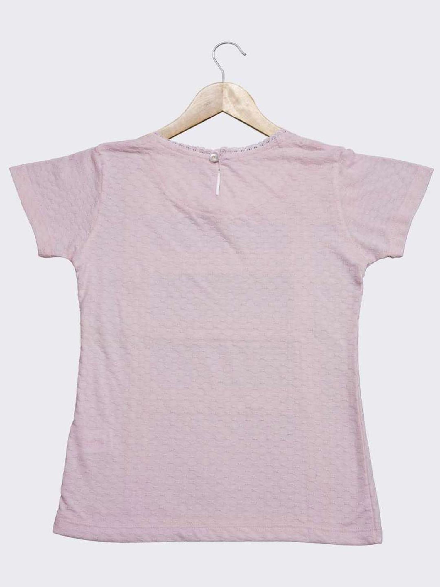 ZIAMA Kids Pink Applique Top