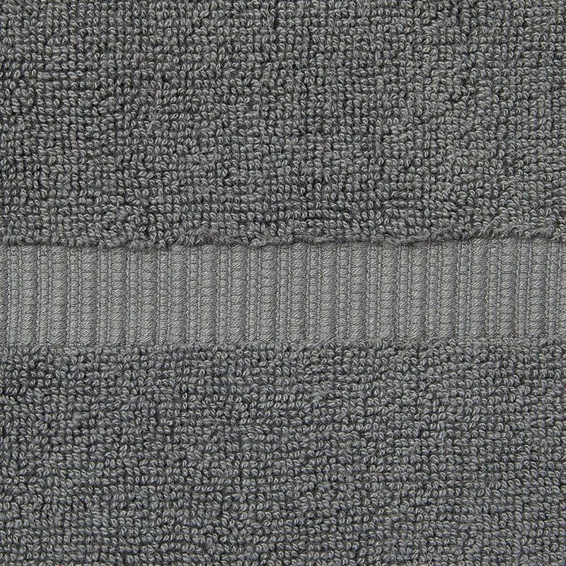 Juvale 2 Pack Monogrammed Hand Towels, Letter D Embroidered Gift (16 x 30 in, Grey)