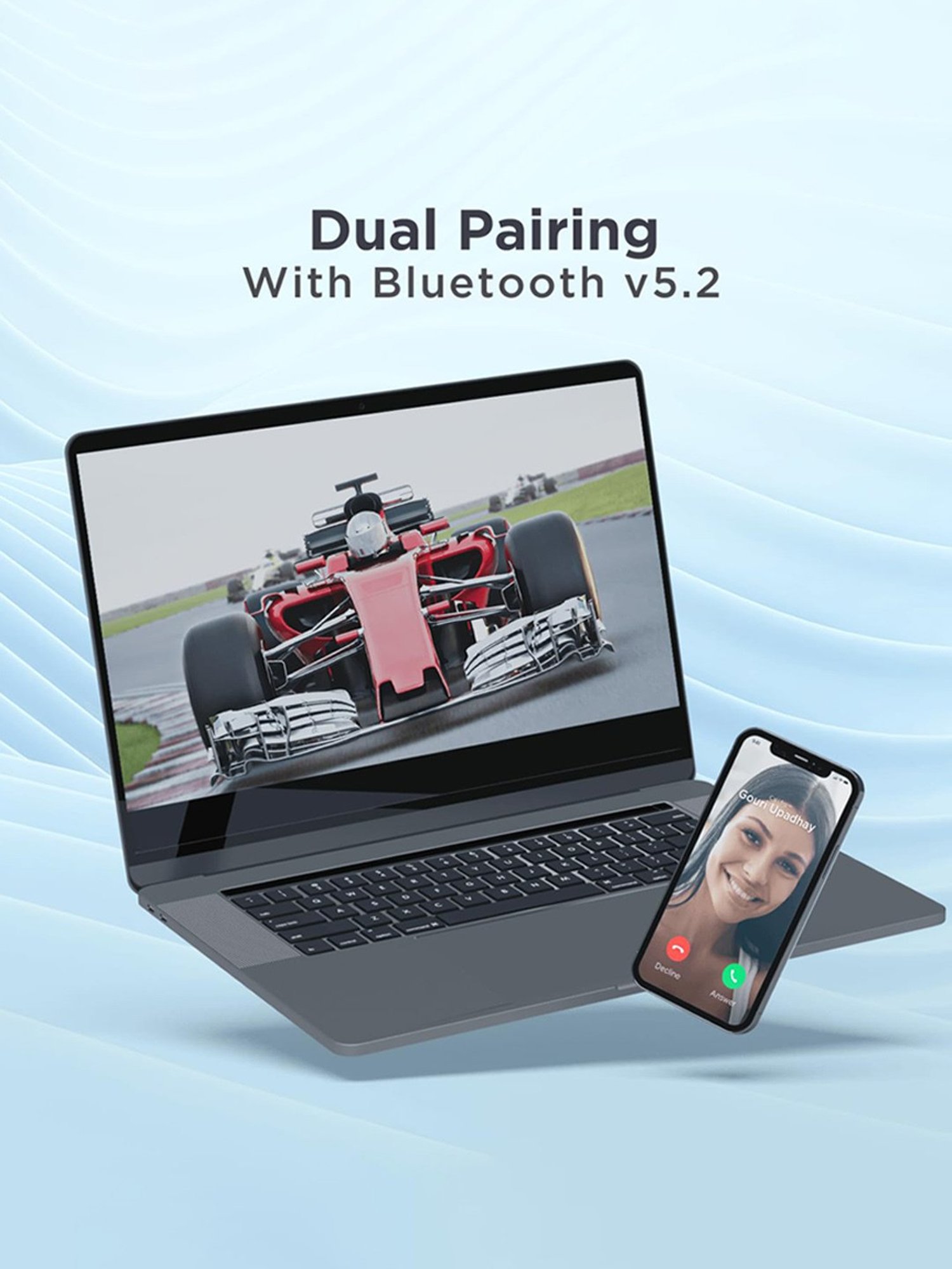 Boat Rockerz 460 Wireless Over Ear Headphones with Up to 30hrs Playtime (Black)