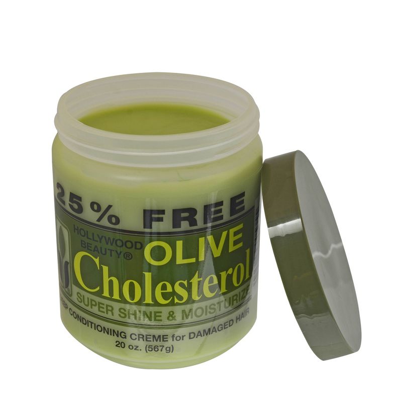 Hollywood Beauty Olive Cholesterol Deep Conditioning Creme for Damaged Hair - 20oz
