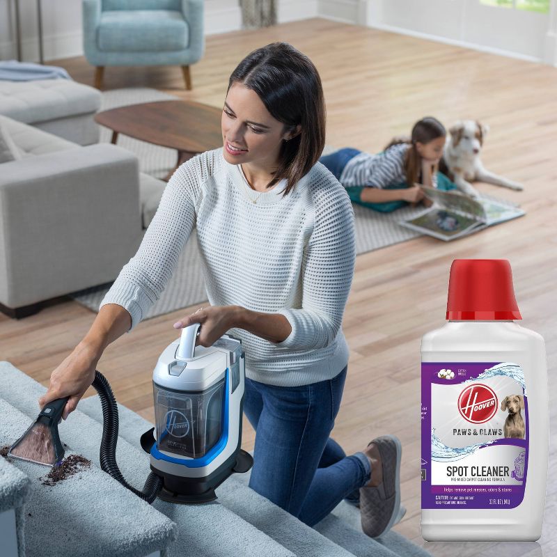Hoover Paws & Claws Premixed Spot Cleaner Solution Formula and Odor Remover for Pets 32oz