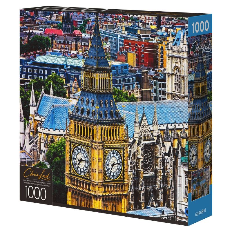 Cardinal Chris Lord: Big Ben and Westminster Abbey Puzzle - 1000pc