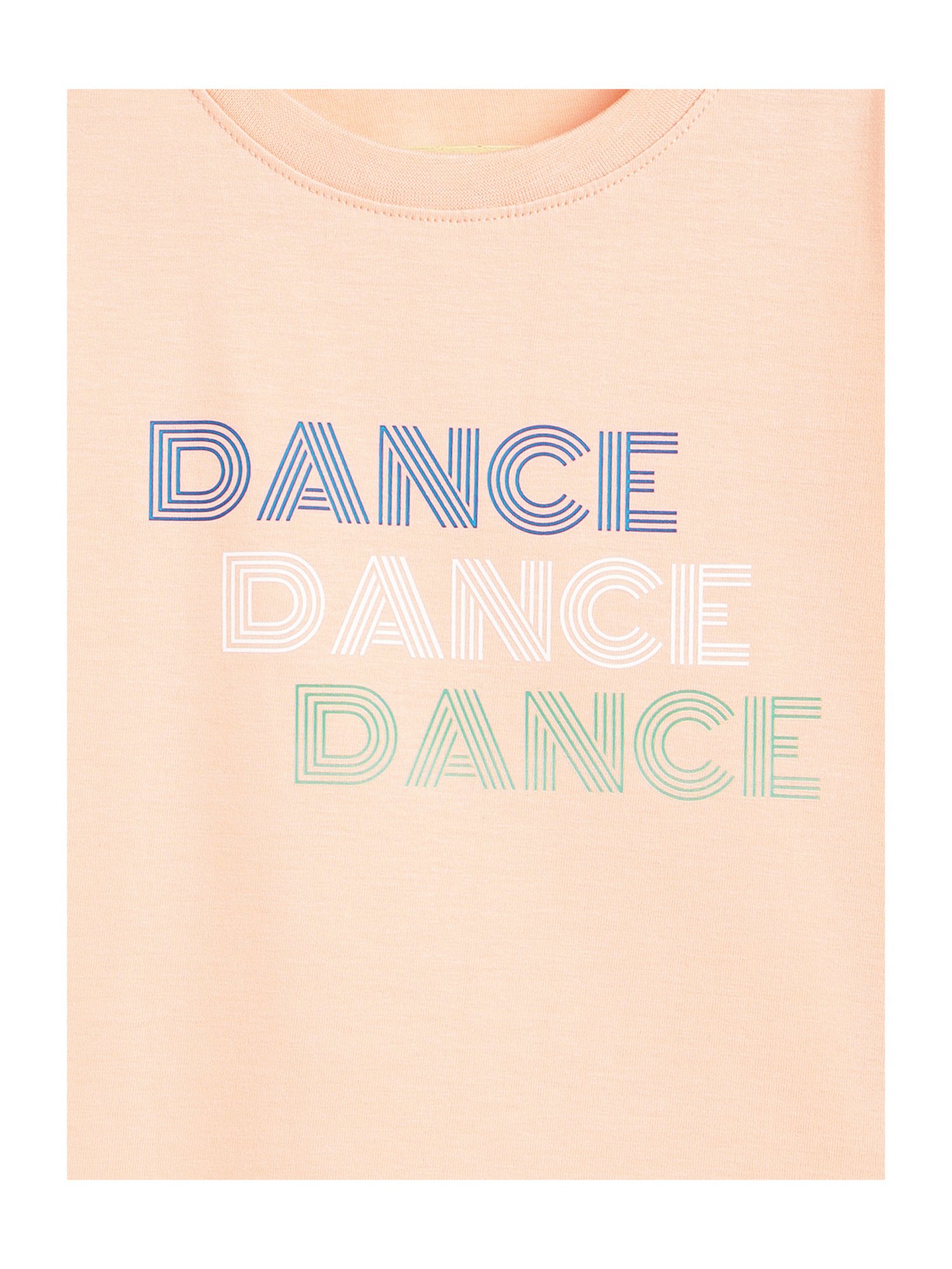 Campana Kids Peach Printed T-Shirt