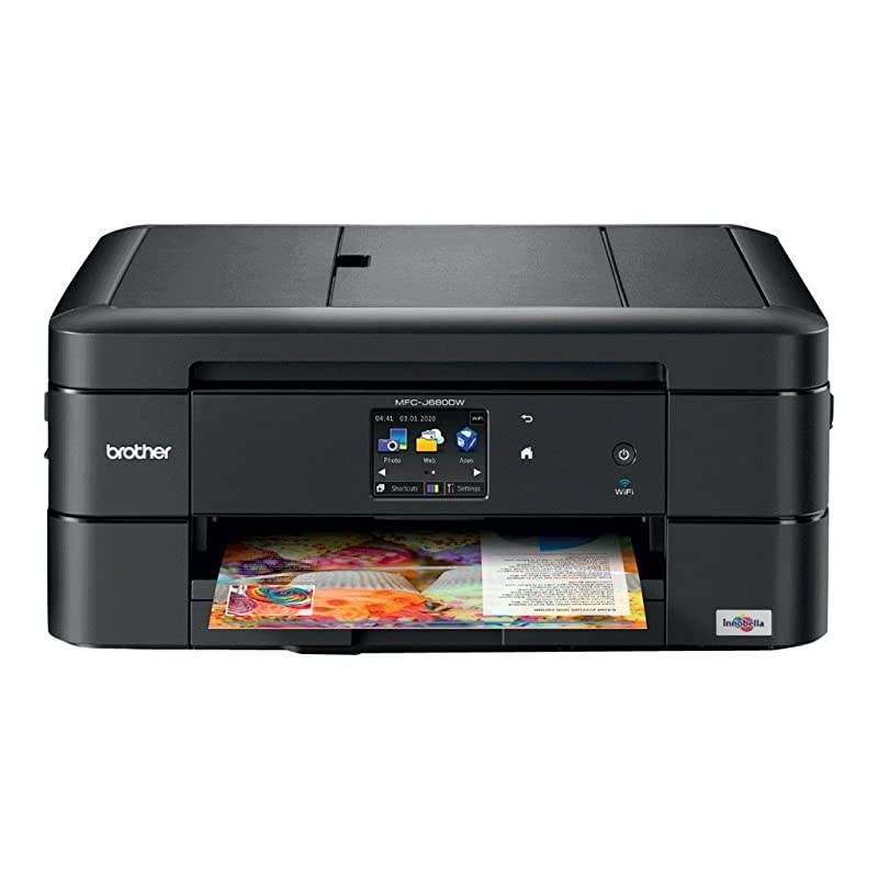 MFC-J680DW All-in-One Color Inkjet Printer, Wireless Connectivity, Automatic Duplex Printing,  Dash Replenishment Ready