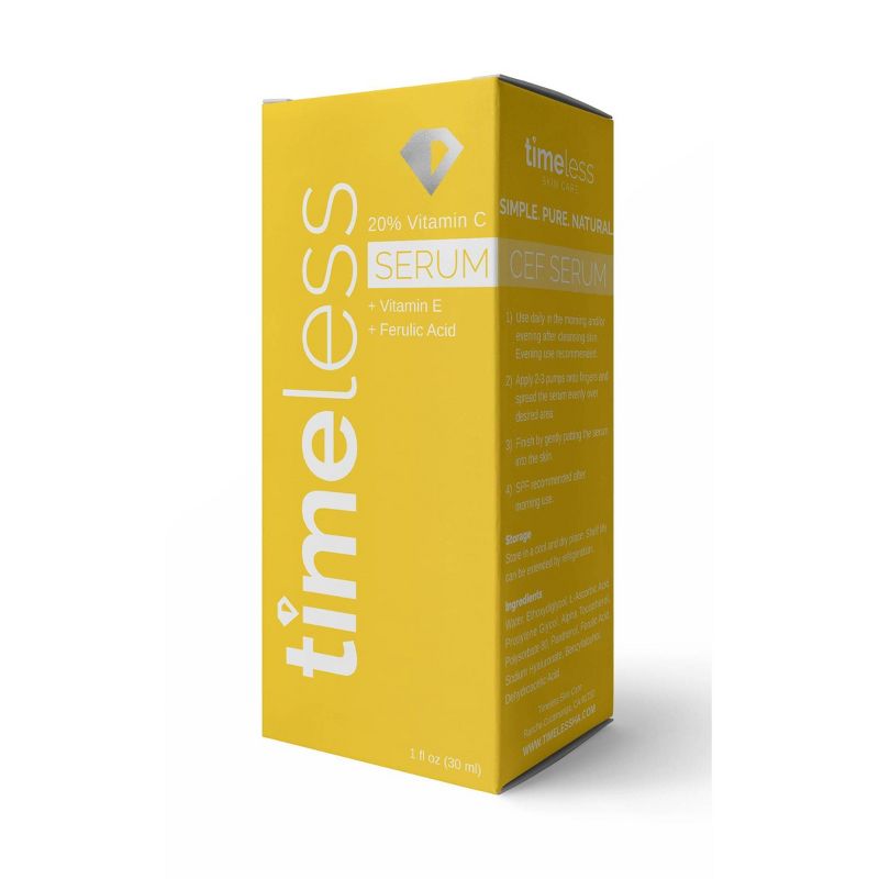 Timeless Skin Care 20 Vitamin C and E Ferulic Acid Serum - 1 fl oz