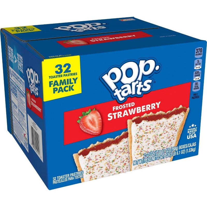 Pop Tarts Strawberry - 32ct/54.1oz - Kellogg's