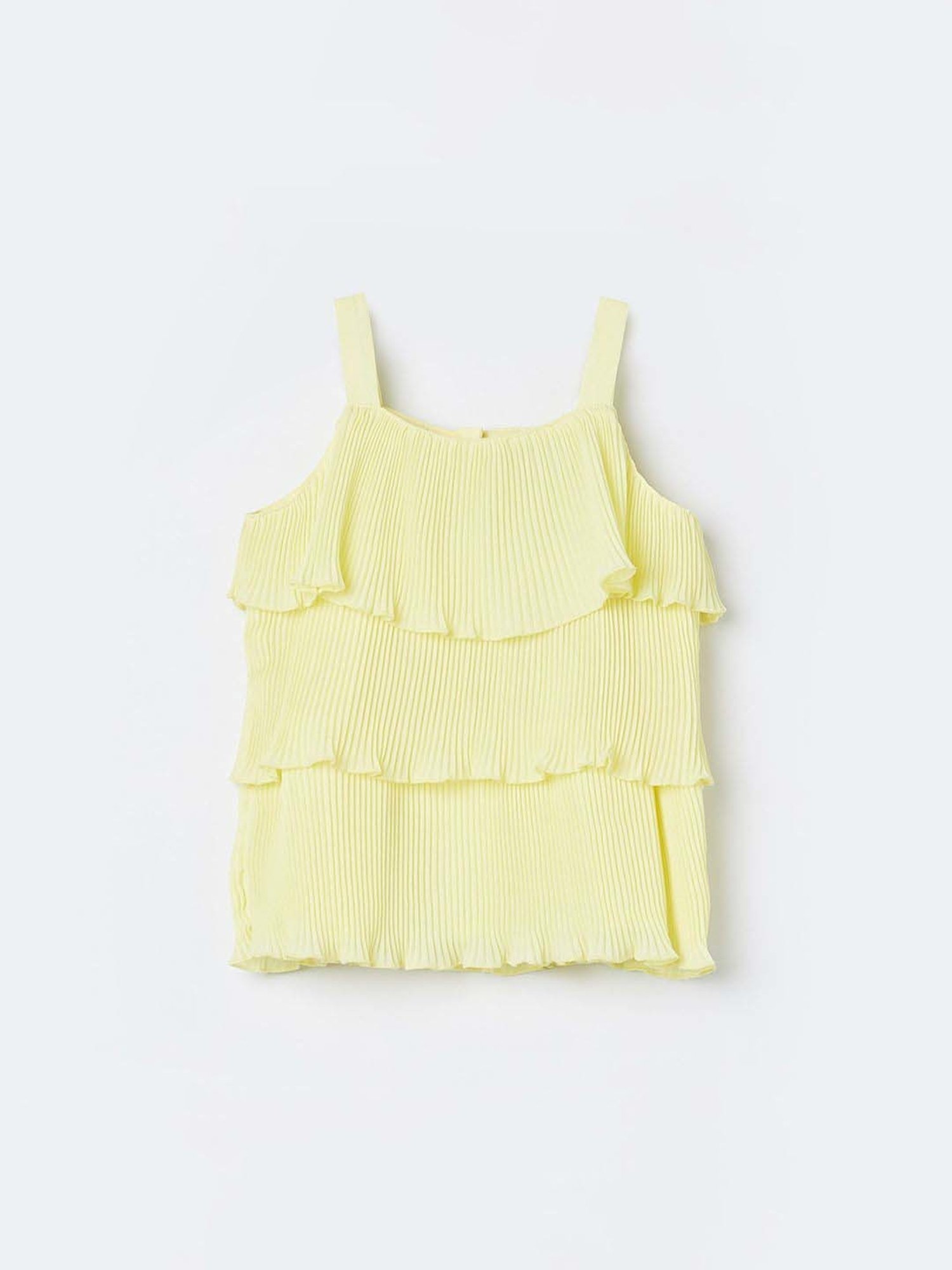 Juniors by Lifestyle Kids Yellow Regular Fit Top