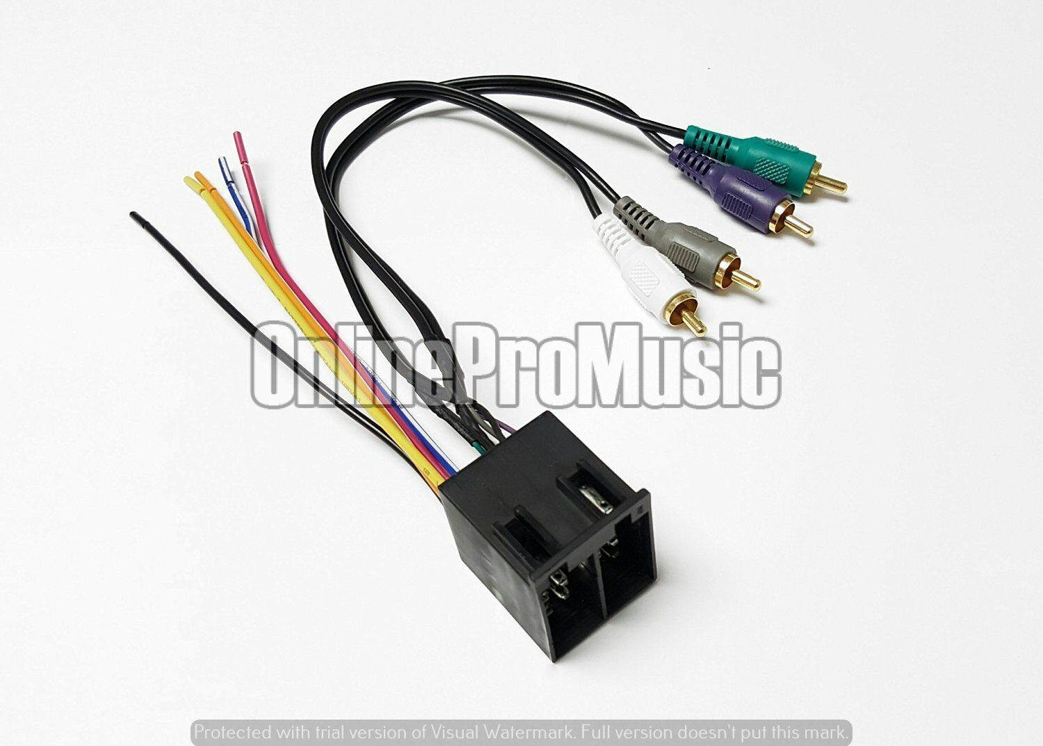 Absolute AVW14A-1786 Mercedes Aftermarket Wiring Harness Amplifier Integration