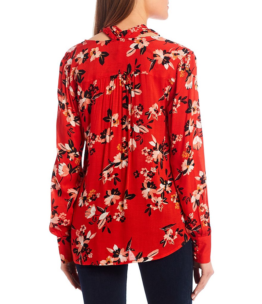 June & Hudson Short Tie Sleeve Knit Tee