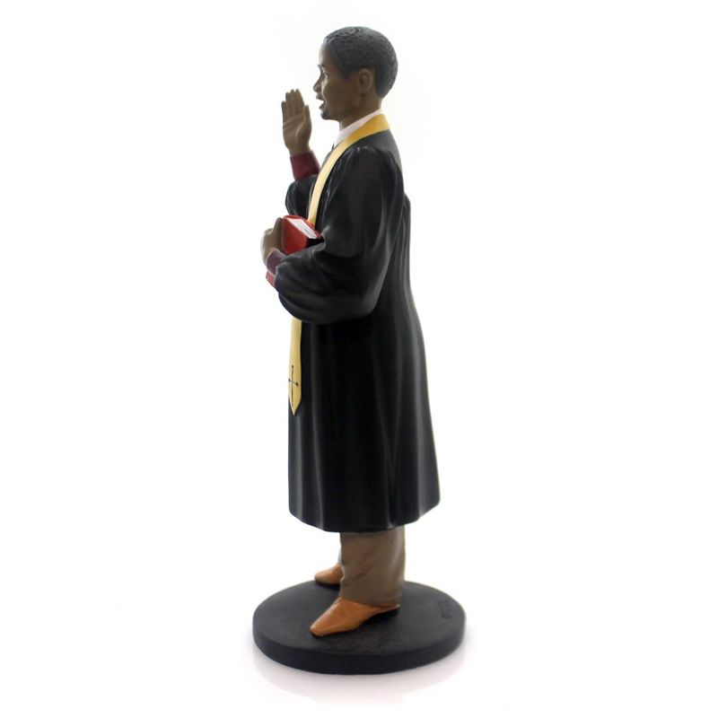 Black Art 8.0" Preacher Male Black Religious Bible Church  -  Decorative Figurines