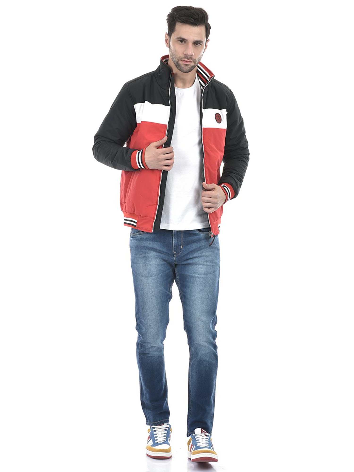 Lawman Pg3 Multicolor Regular Fit Printed Cotton Reversible Jacket