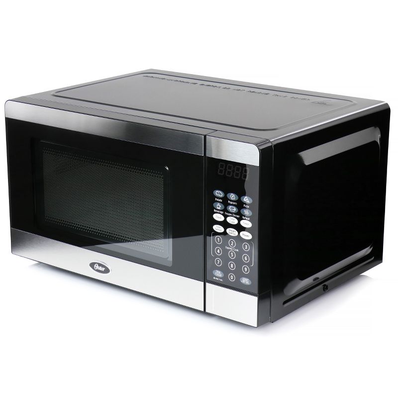 Oster 0.7 Cu. Ft. 700 Watt Stainless Steel Microwave Oven