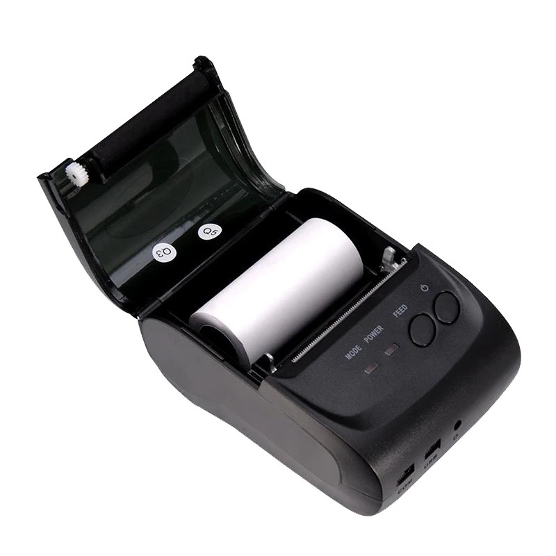 58mm Thermal Receipt Printer Portable Mini Wireless Thermal Printer USB Receipt Bill Ticket POS Printing for iOS Android Windows Compatible with ESC/POS/Star Print Commands Set