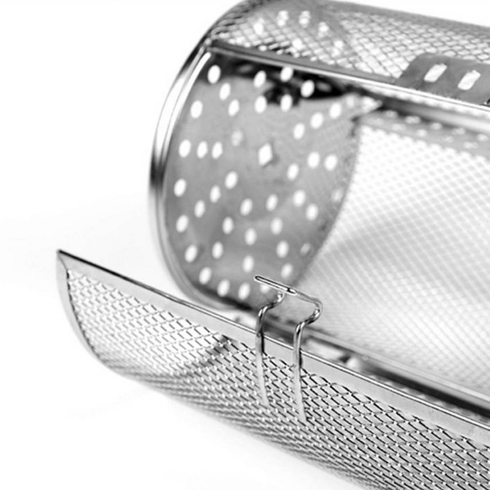 Stainless Steel Roaster Drum Oven Grilled Cage for Coffee Beans Peanut BBQ Rotisserie Oven Parts Baking Accessory Ovenware Cooking Tool
