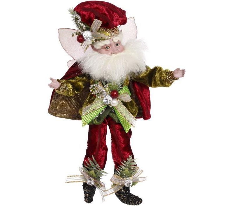 Mark Roberts Products 10" White and Red Luxe Lodge Christmas Fairy Figure