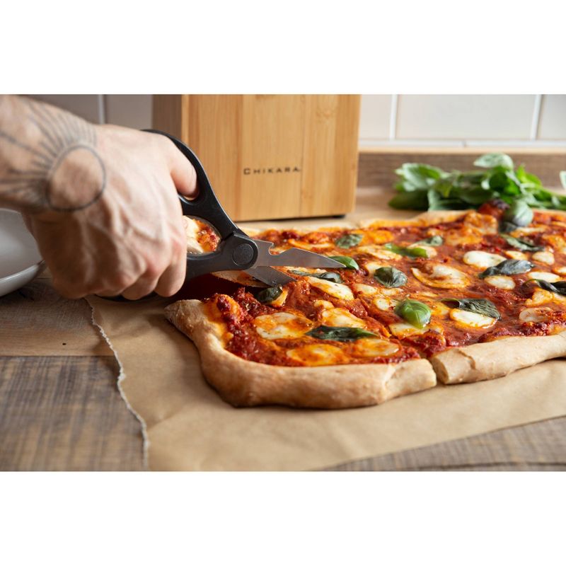 GINSU Bamboo Chikara 8pc Bamboo Block Set