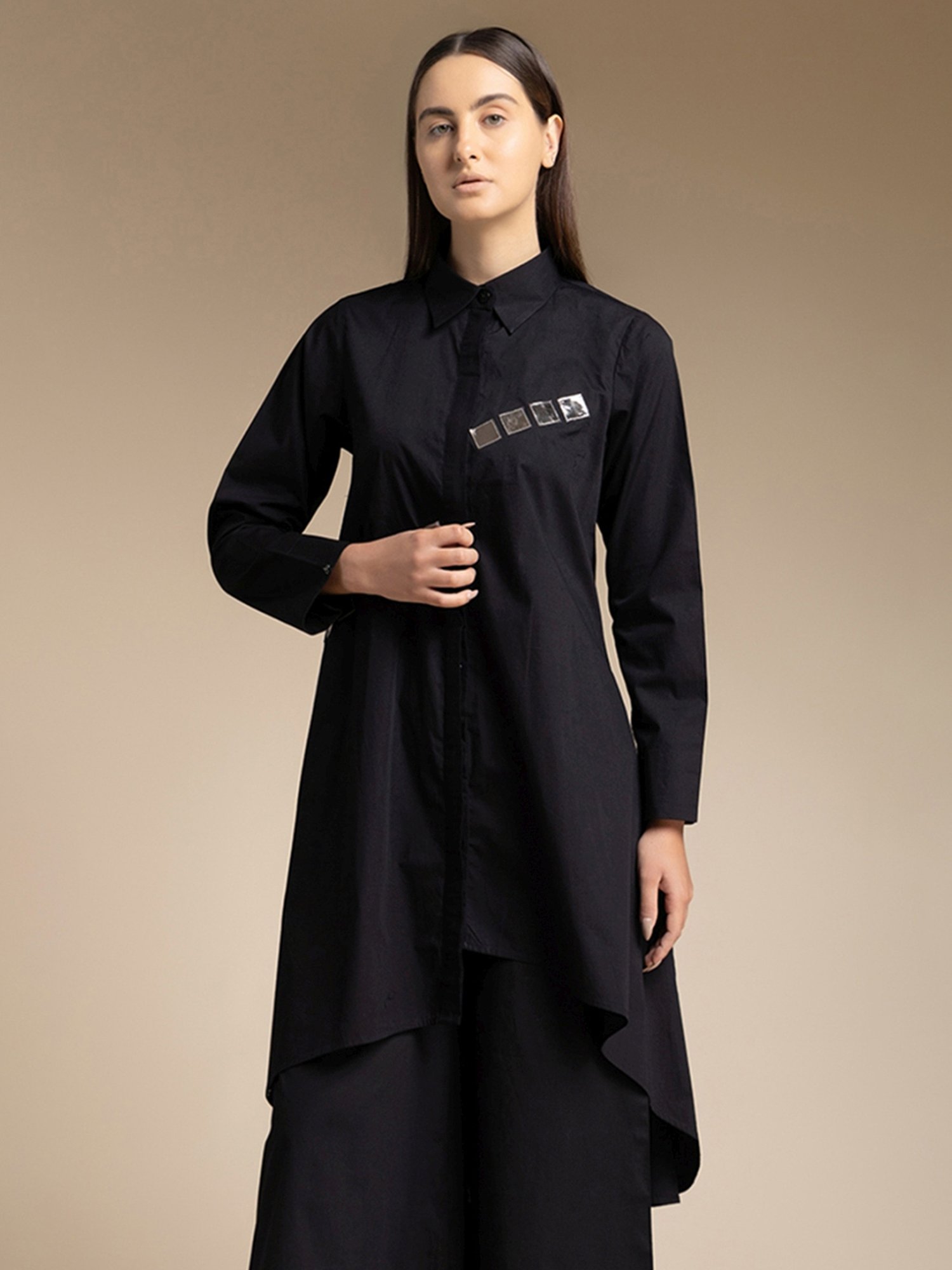 House of Manaa Black Mirror Shirt