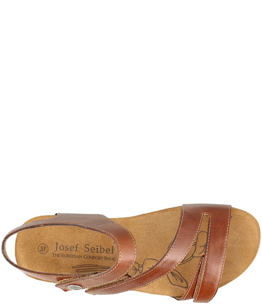 Josef Seibel Tonga 25 Leather Wedge Sandals