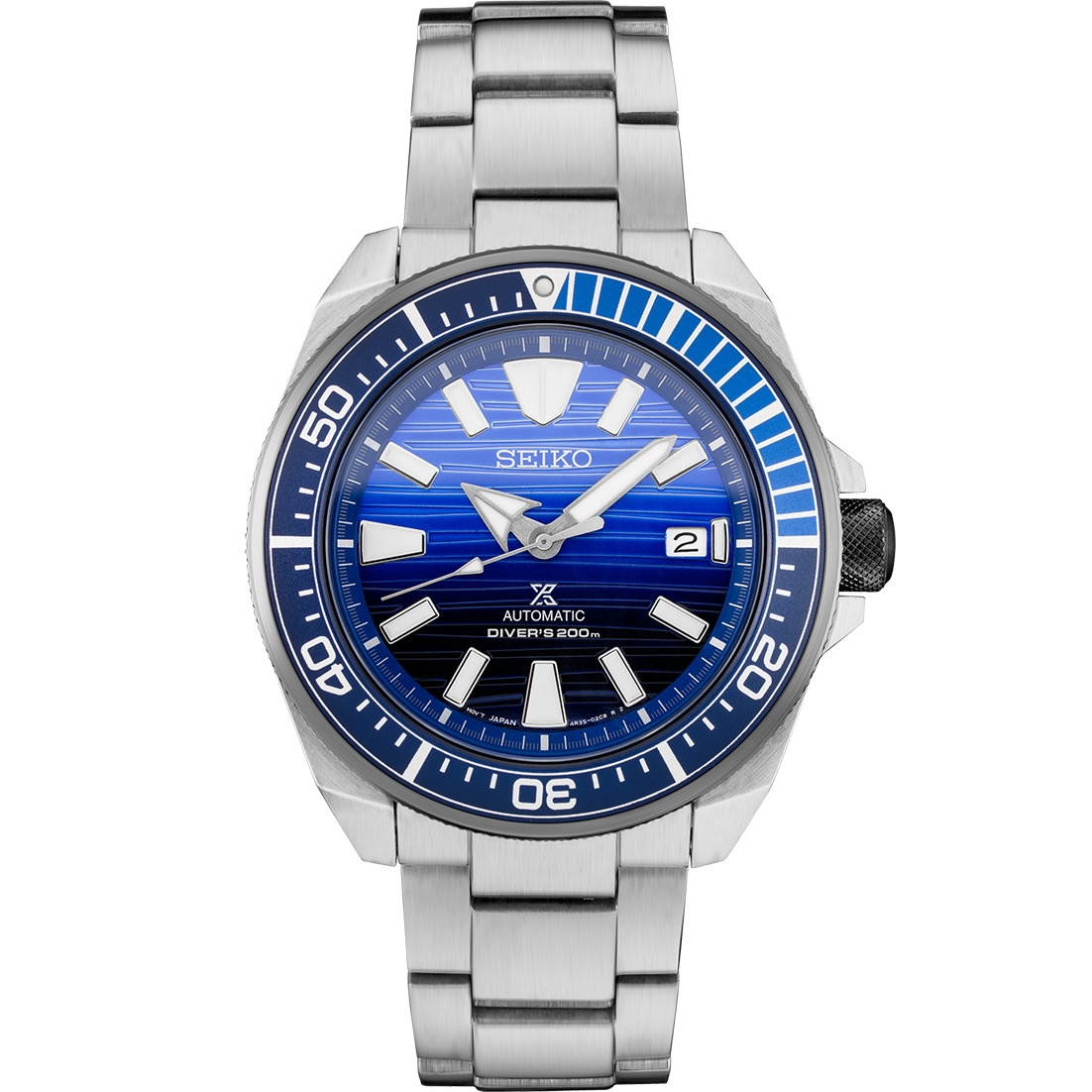 Prospex 23-Jewel Automc Blue Dial Diver's Watch - Stainless Steel