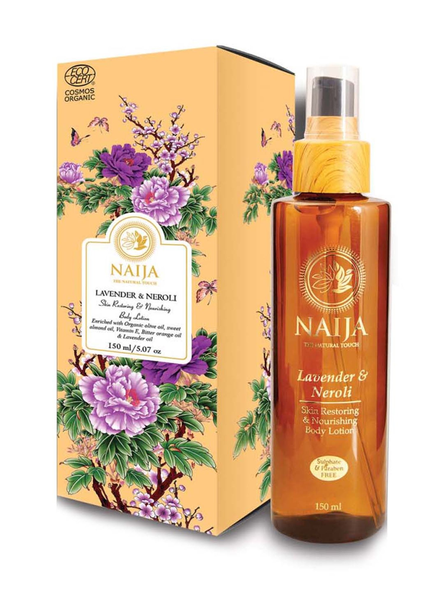 NAIJA Lavender and Neroli Skin Restoring and Nourishing Body Lotion - 150 ml