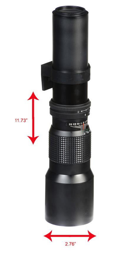 Olympus OM-D E-M1 Mark II Manual Focus High Power 1000mm Lens