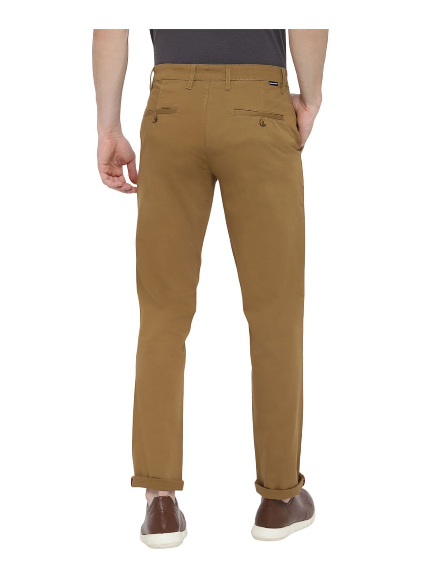 Red Chief Khaki Regular Fit Trousers