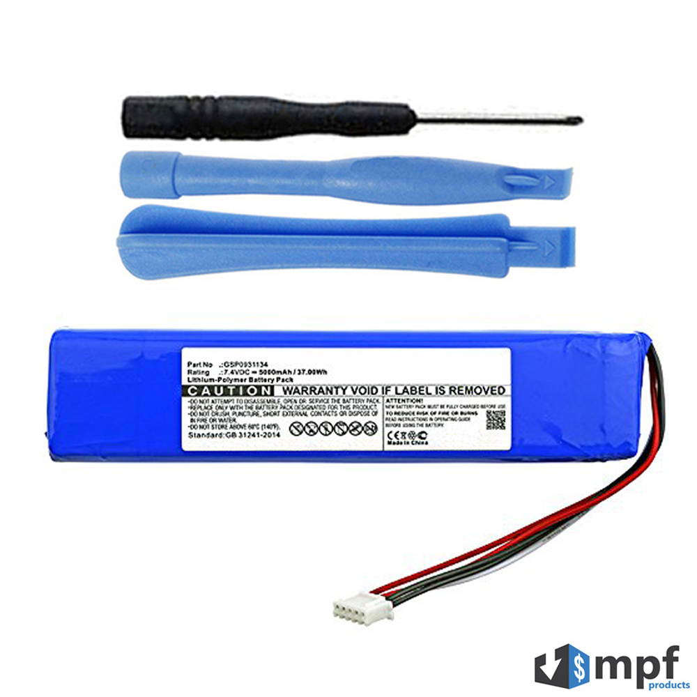 5000mAh GSP0931134 Battery Replacement for JBL Xtreme Portable Wireless Bluetooth Speaker