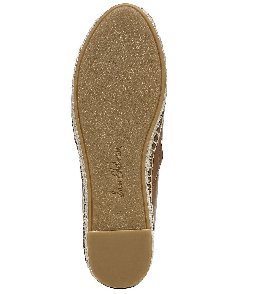 Sam Edelman Kesia Leather Espadrille Flats