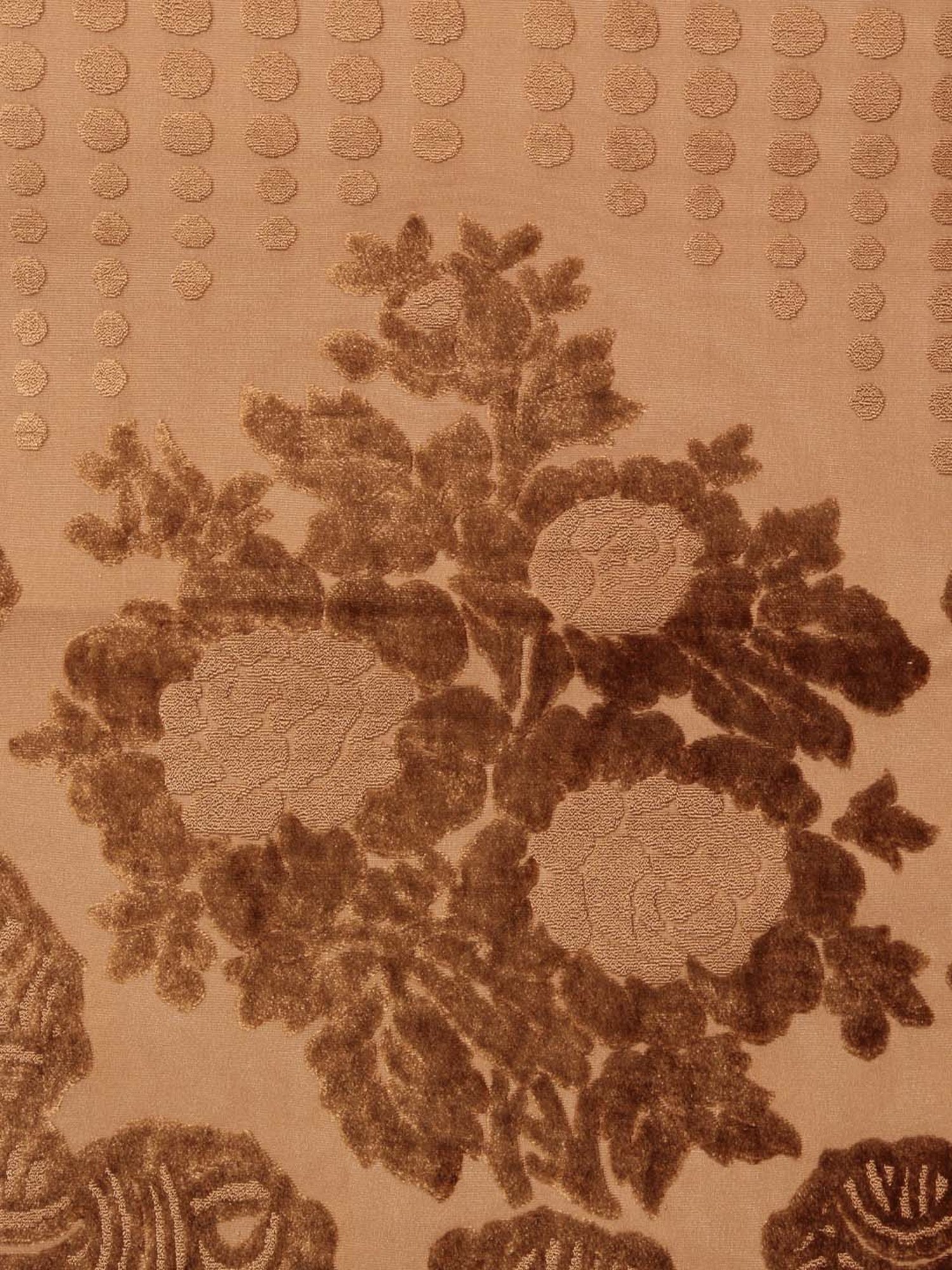 HOSTA HOMES Light Brown Polyester Sofa Cover With Arm Rest - Set of 16