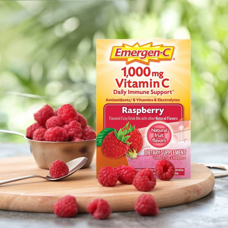 Emergen-C Vitamin C Dietary Supplement Drink Mix - Raspberry - 30ct