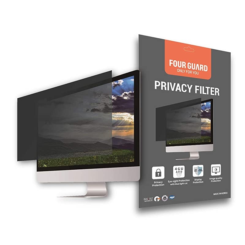 Privacy Screen Filter for Computer Monitor 240 Inch 169 Widescreen Privacy Protection Blue Light Reduction Anti Glare Anti Scratch Protector Film