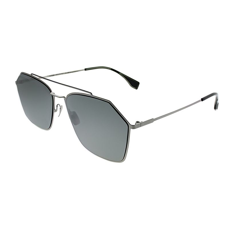 Fendi  6LB T4 Unisex Square Sunglasses Silver 59mm