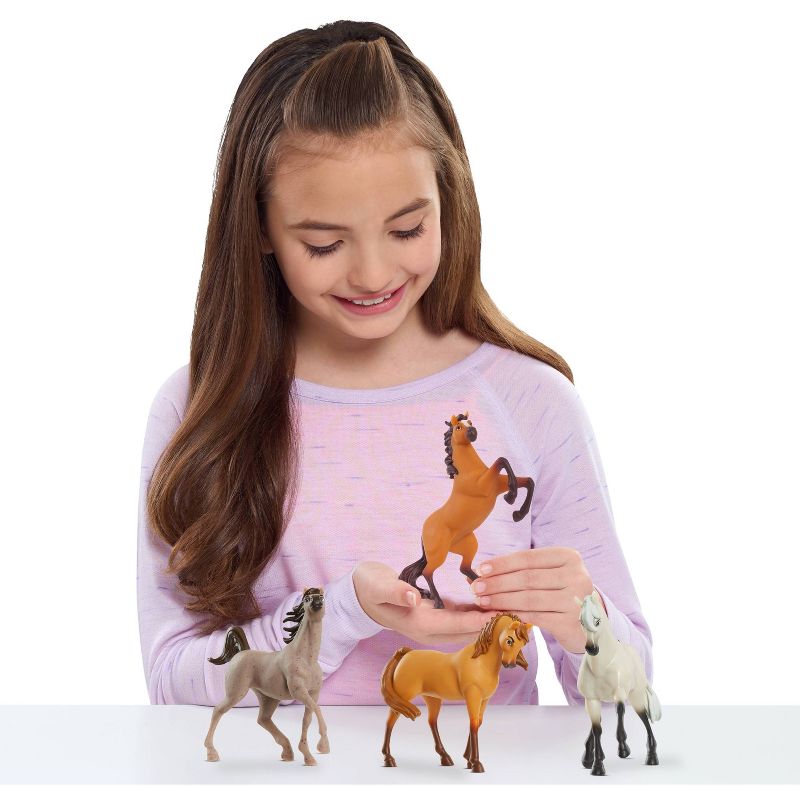 Spirit Riding Free Palomino Bluffs Riding Academy Horse Figure 4pk