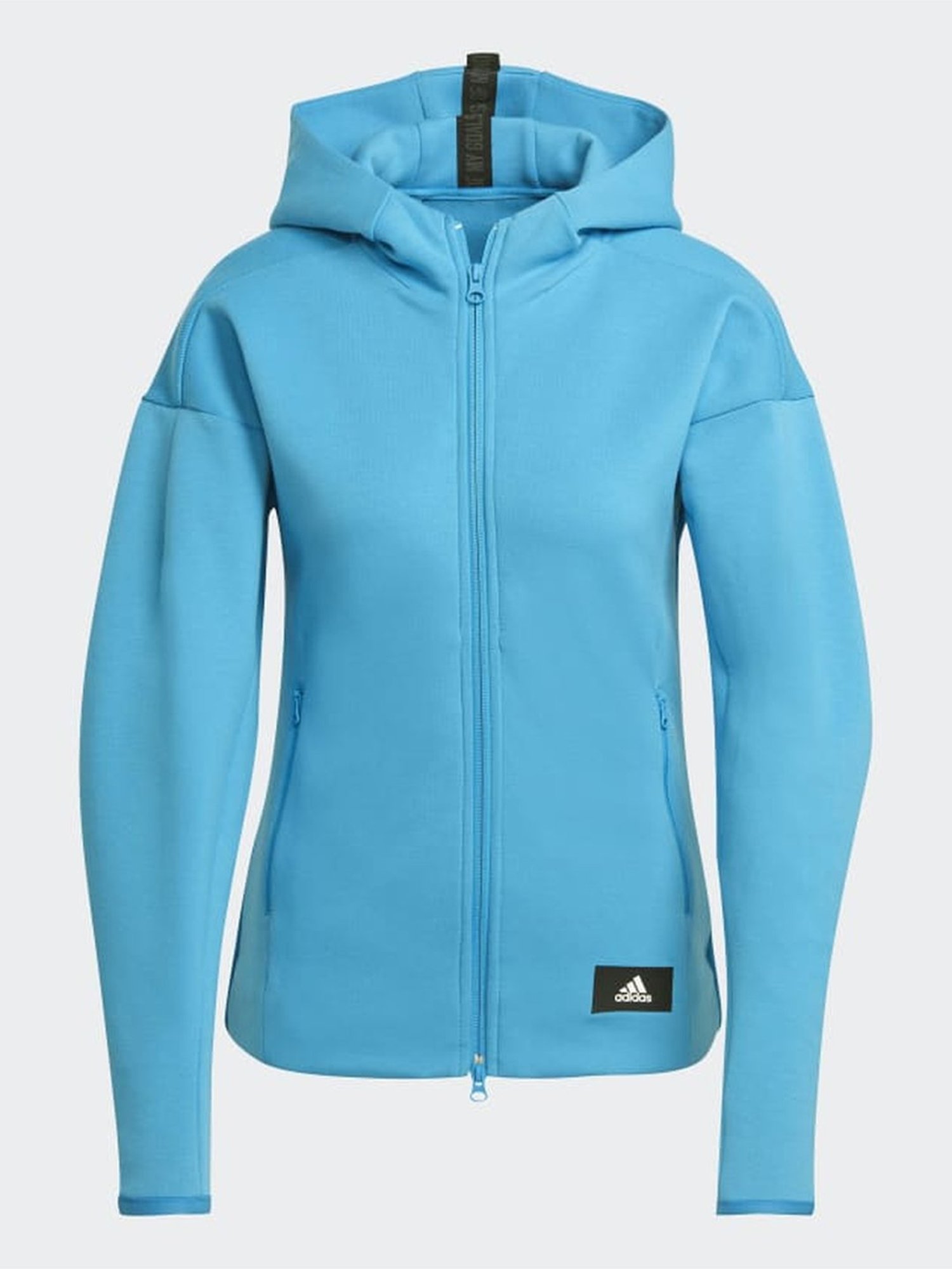 adidas Blue Cotton Sports Jacket