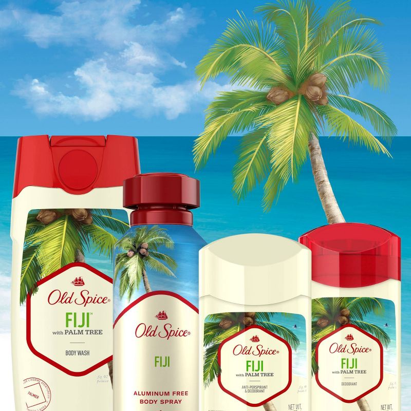 Old Spice Aluminum Free Fiji Body Spray for Men - 5.1oz