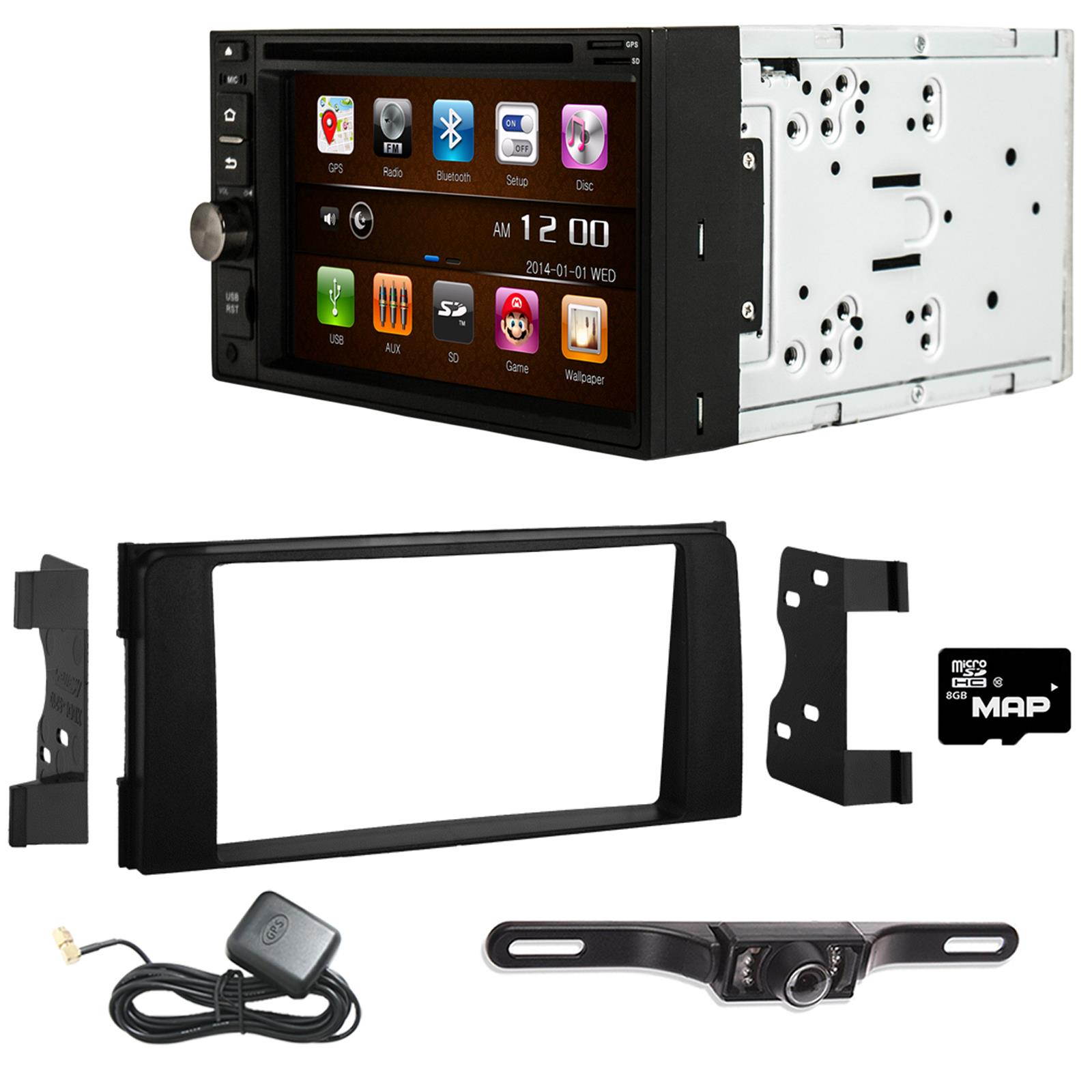 Otto Navi S-Series DVD GPS Navigation Multimedia Radio and Dash Kit for Toyota 4-Runner Limited with back up camera and extra