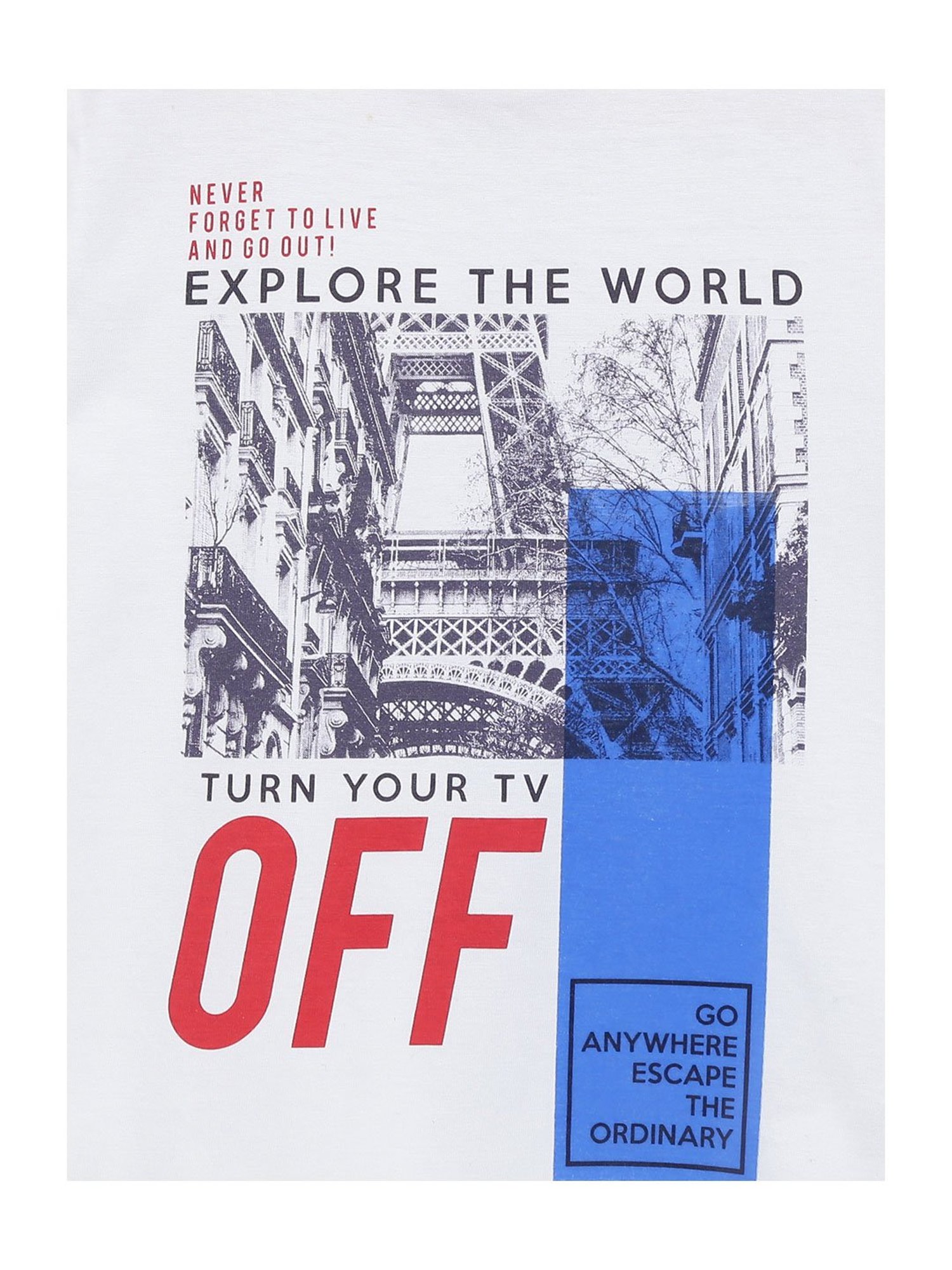 Chicco Kids White Printed T-Shirt