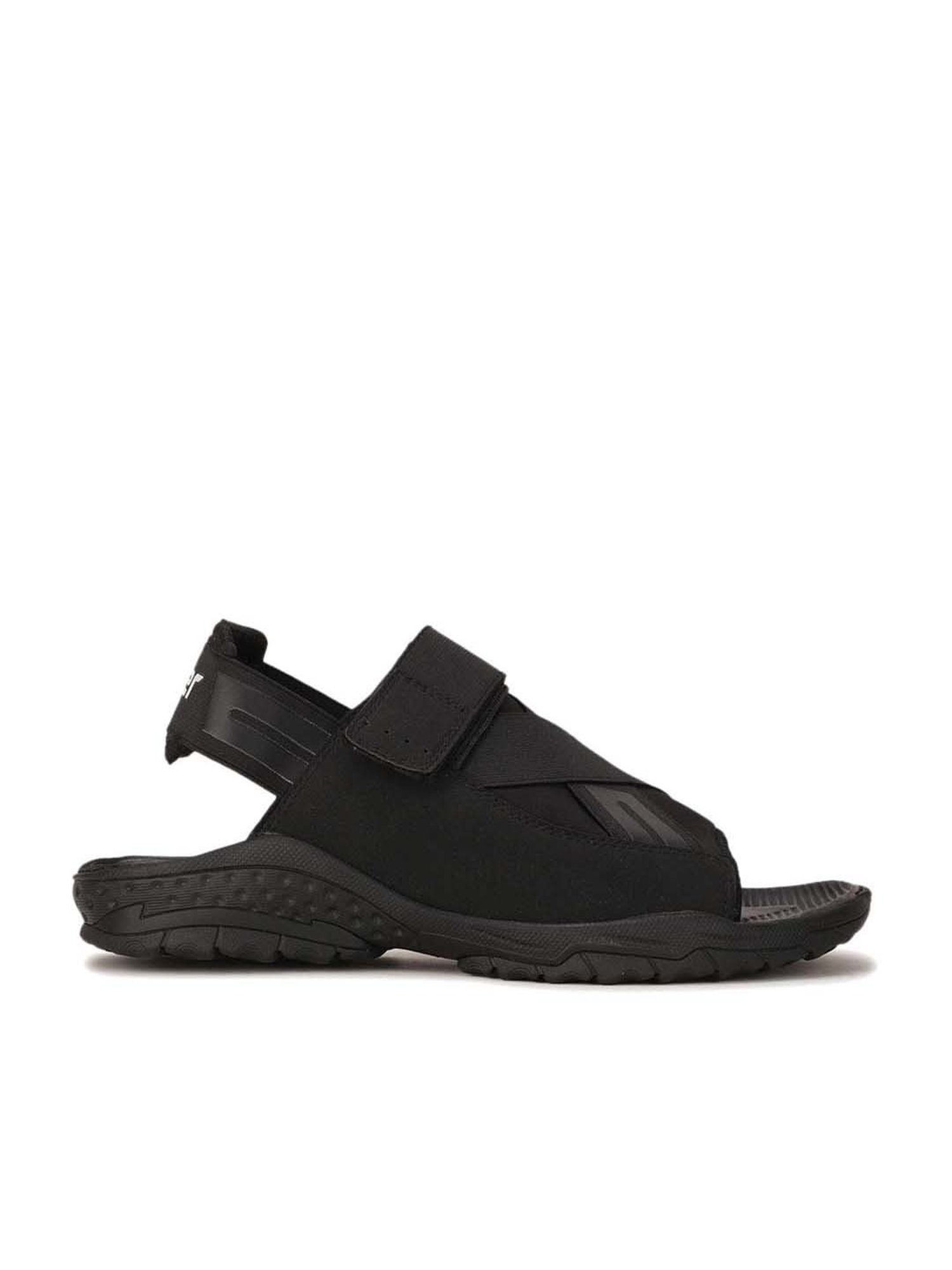 Power by Bata Men's Pitch Black Ankle Strap Sandals