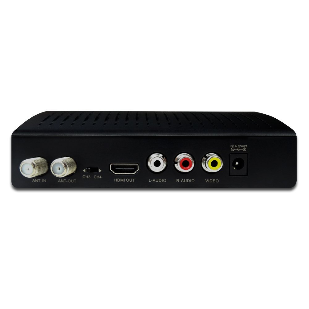 KORAMZI HDTV Digital TV Converter Box ATSC with USB Input for Recording and Media Player (Latest Edition) CB-107